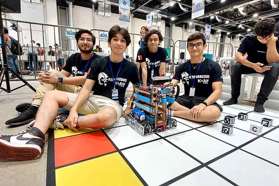 Equipo de rob&oacute;tica RoBorregos del campus Monterrey.  