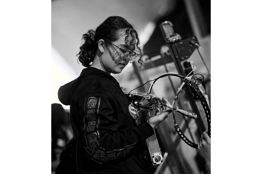 Romina Lugardo en acci&oacute;n