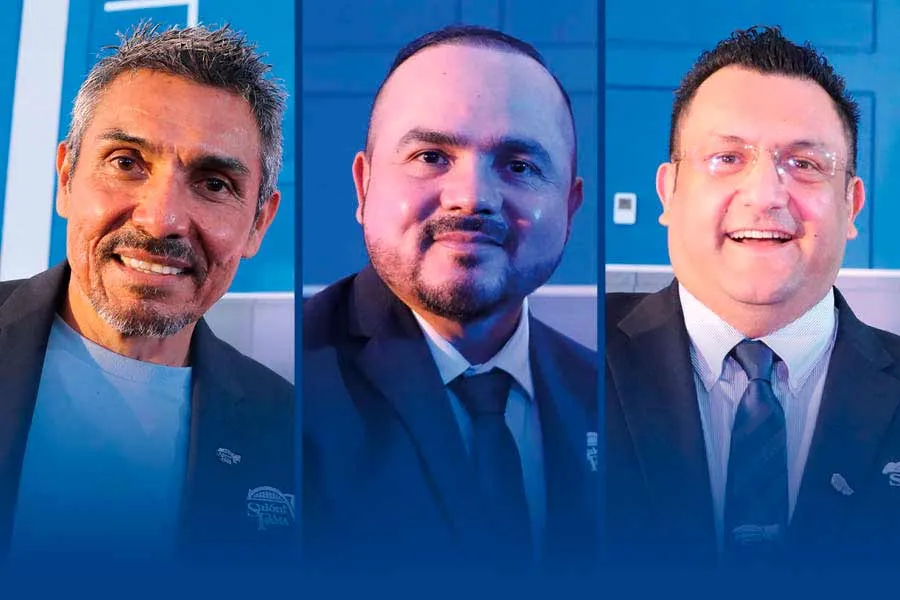 Enrique Germ&aacute;n, Houston Jim&eacute;nez y Christian Loustanau.