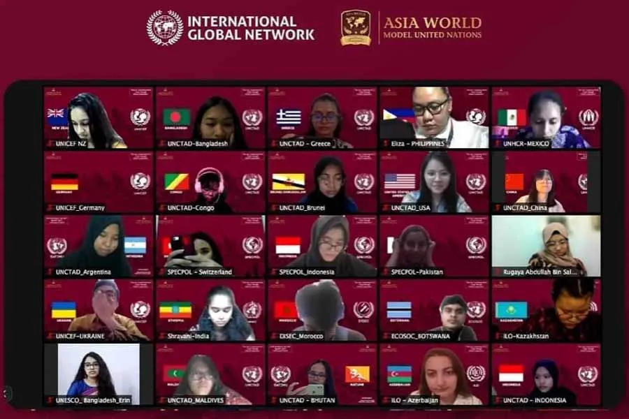 Sesi&oacute;n del Asia World United Nations.