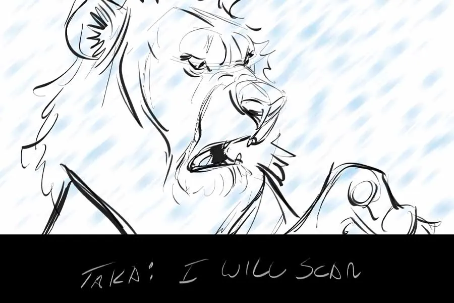 Ilustraci&oacute;n realizada por Travis Blaise para la pel&iacute;cula Mufasa: El Rey Le&oacute;n, de Disney.