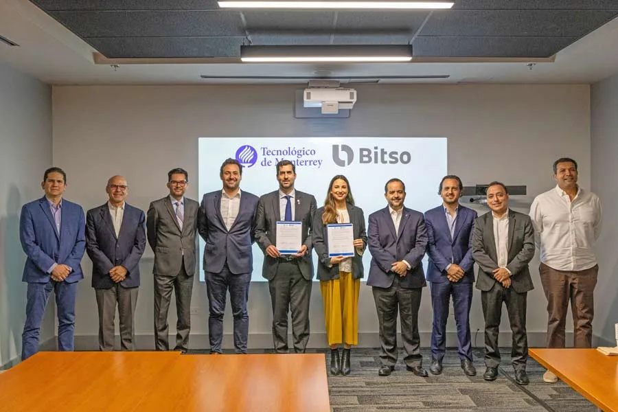 El convenio implica la colaboraci&oacute;n del Tec y Bitso por un periodo de 5 a&ntilde;os.