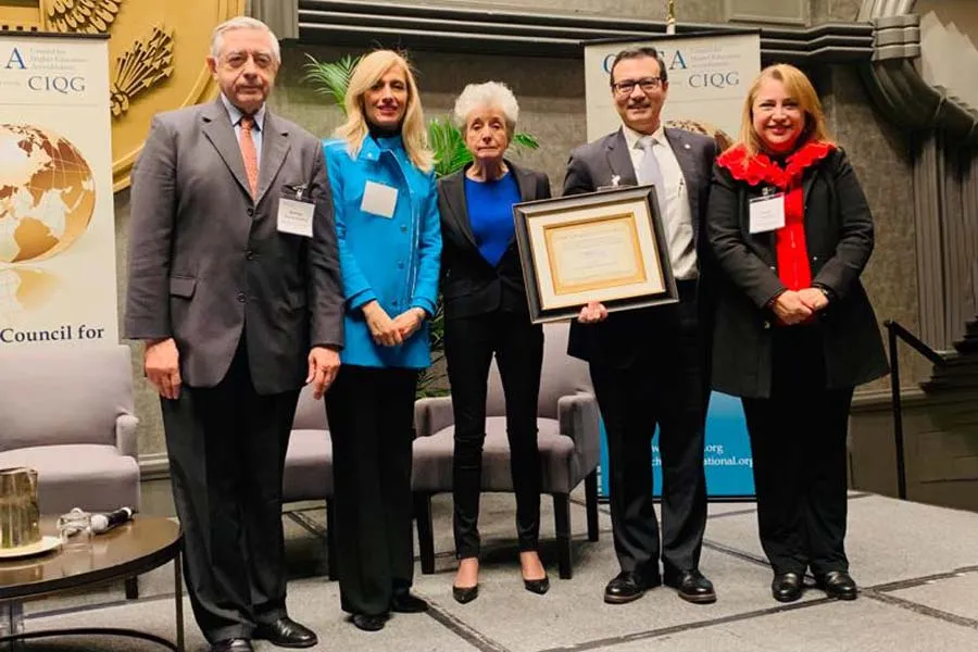 La entrega del CIQG Quality Award se llev&oacute; a cabo en Washington