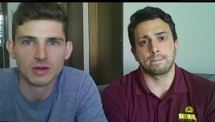 Javier D&iacute;az y Adri&aacute;n Holvelman abrieron el gimnasio de escalada Sierra Elevation y hablaron sobre su experiencia como emprendedores.  