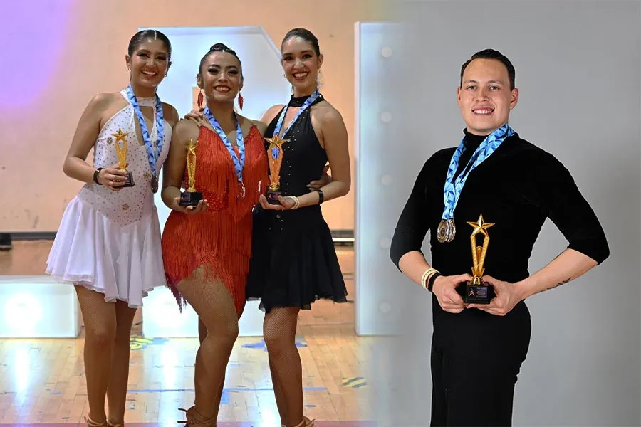 Estudiantes Tec en competencia. Foto: cortes&iacute;a Compa&ntilde;&iacute;a de Bailes de Sal&oacute;n