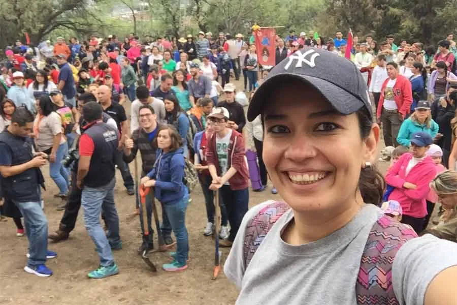 Fundadora de Voluntarios M&eacute;xico en actividad