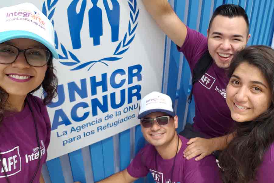 Wendy Herrera Líder del Mañana en servicio social ACNUR en Costa Rica