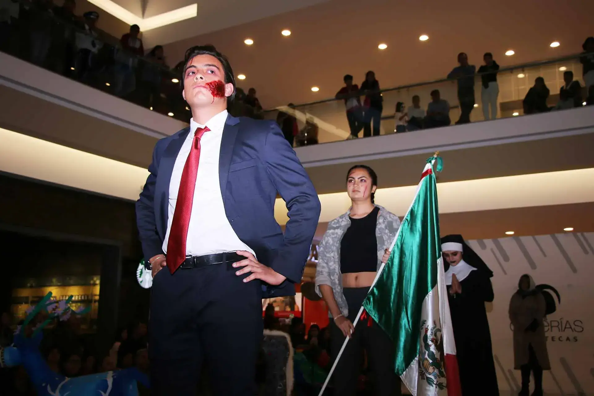 Durante la pasarela.