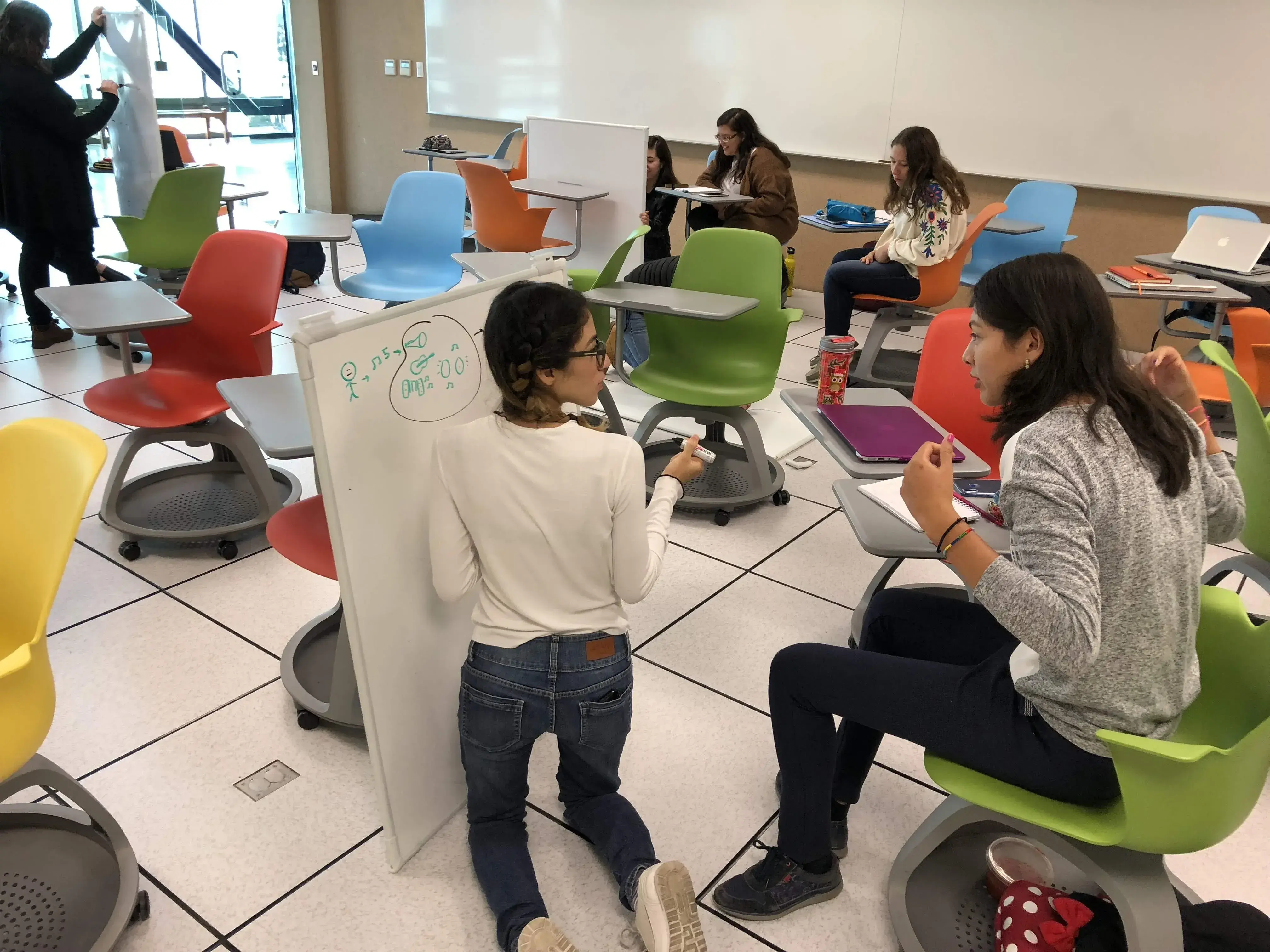 Trabajando en equipo para encontrar las mejores propuestas. 