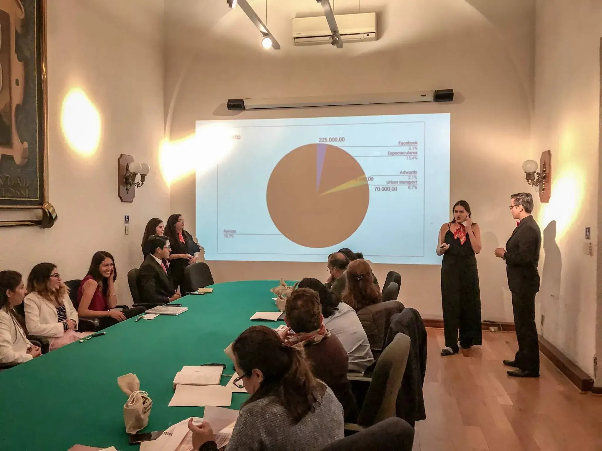 Presentation de campaña