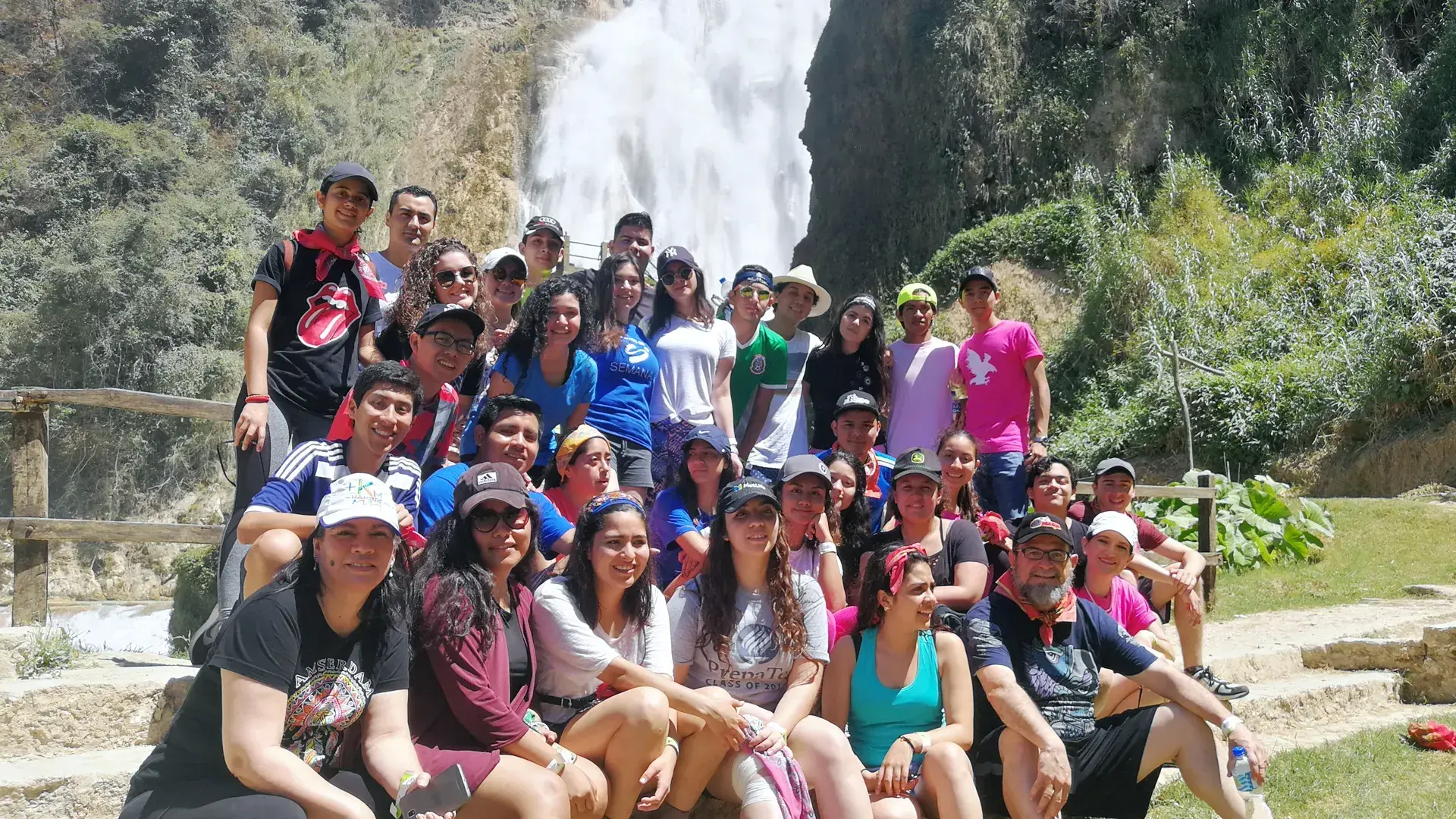 Alumnos en el Campamento Águilas