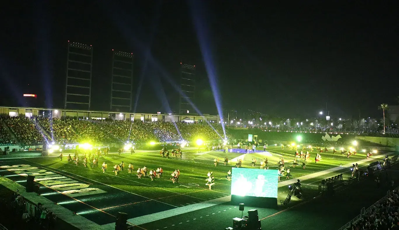 Inauguración del nuevo Estadio Borregos en el Tec campus Monterrey
