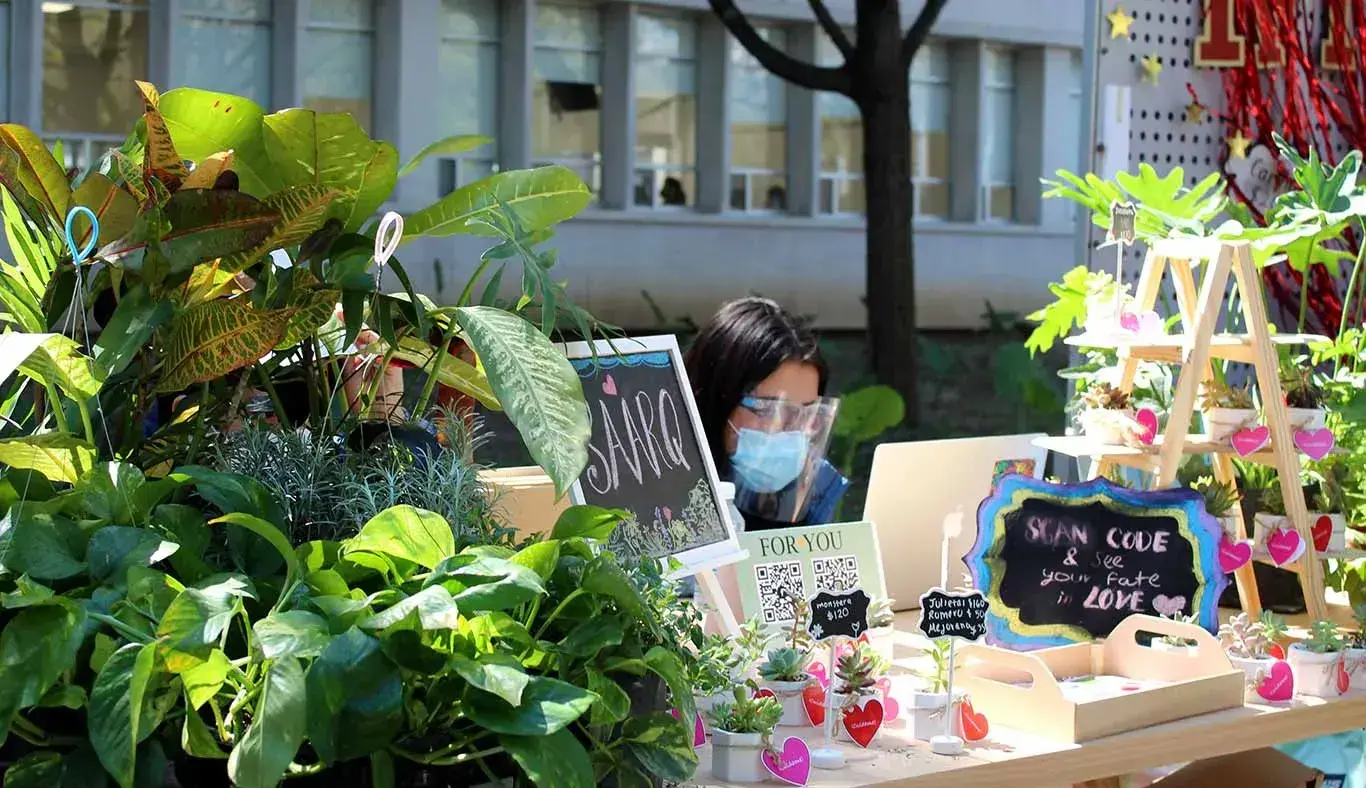 En el Love Fest también se podían encontrar productos ecológicos 