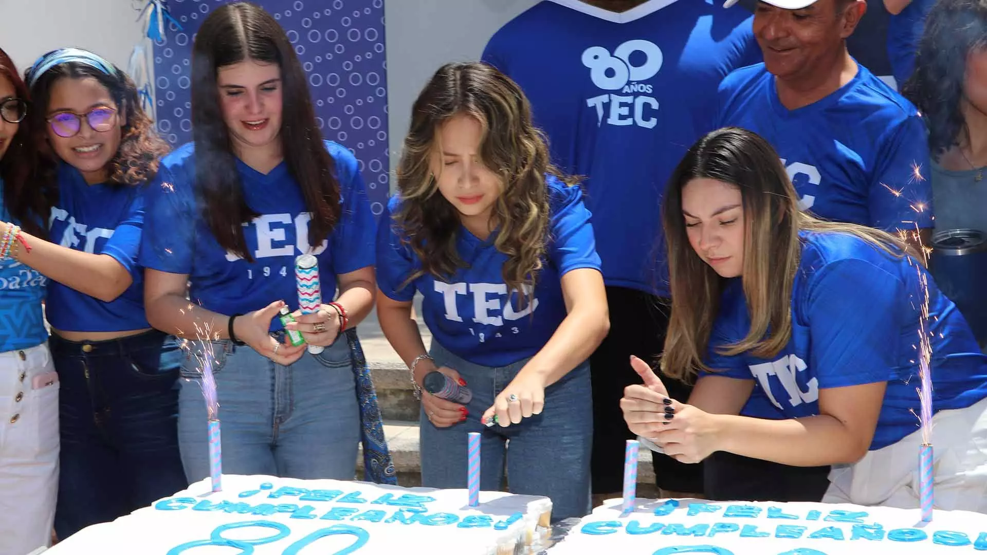 Celebración estudiantil 80 aniversario Tec