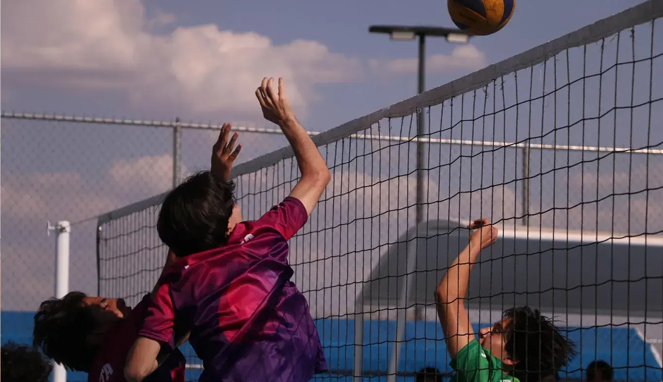 No podía faltar el voleibol