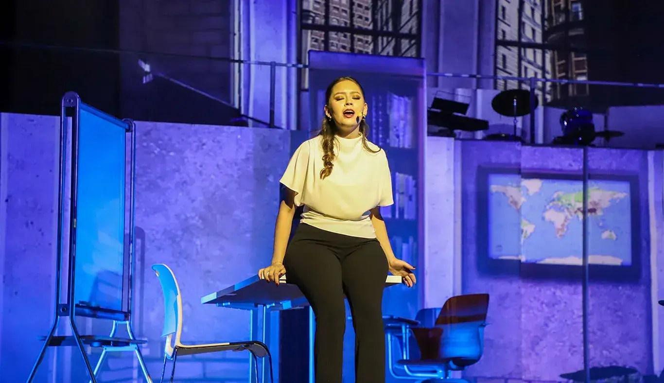 Intérprete de maestra en el musical FAME del Tec de Monterrey campus Laguna