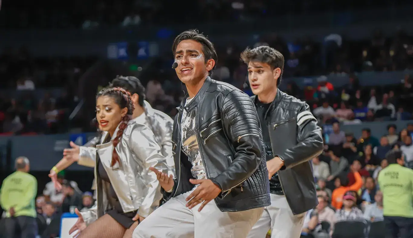 Compañías artísticas del Tec campus Estado de México presentaron el medio tiempo del partido Capitanes CDMX vs Austin Spurs de la NBA G League.