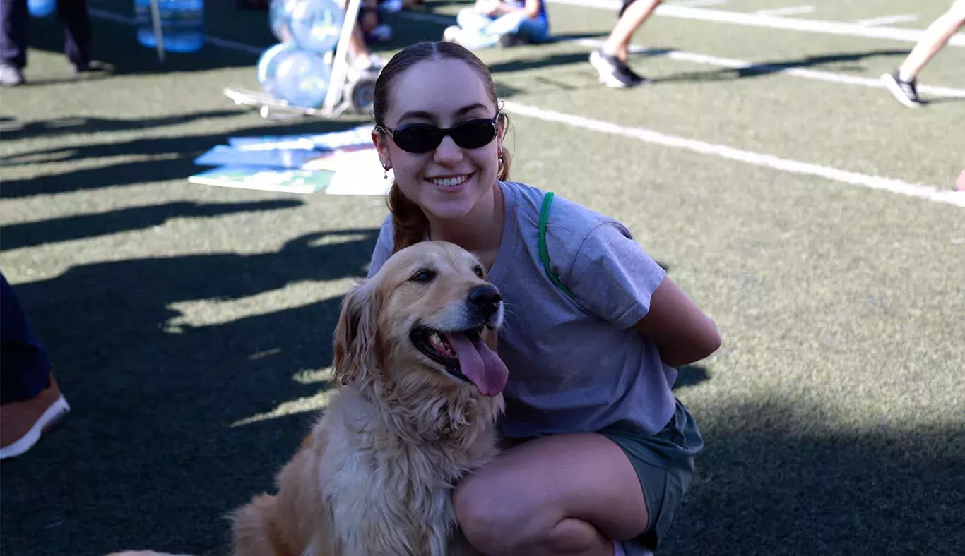 Persona con su perro
