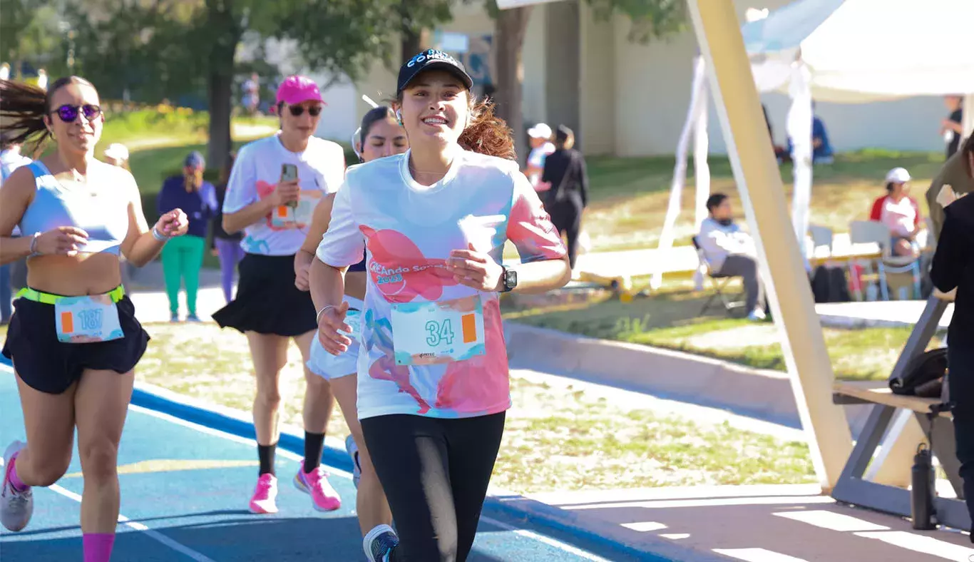 Participante corriendo