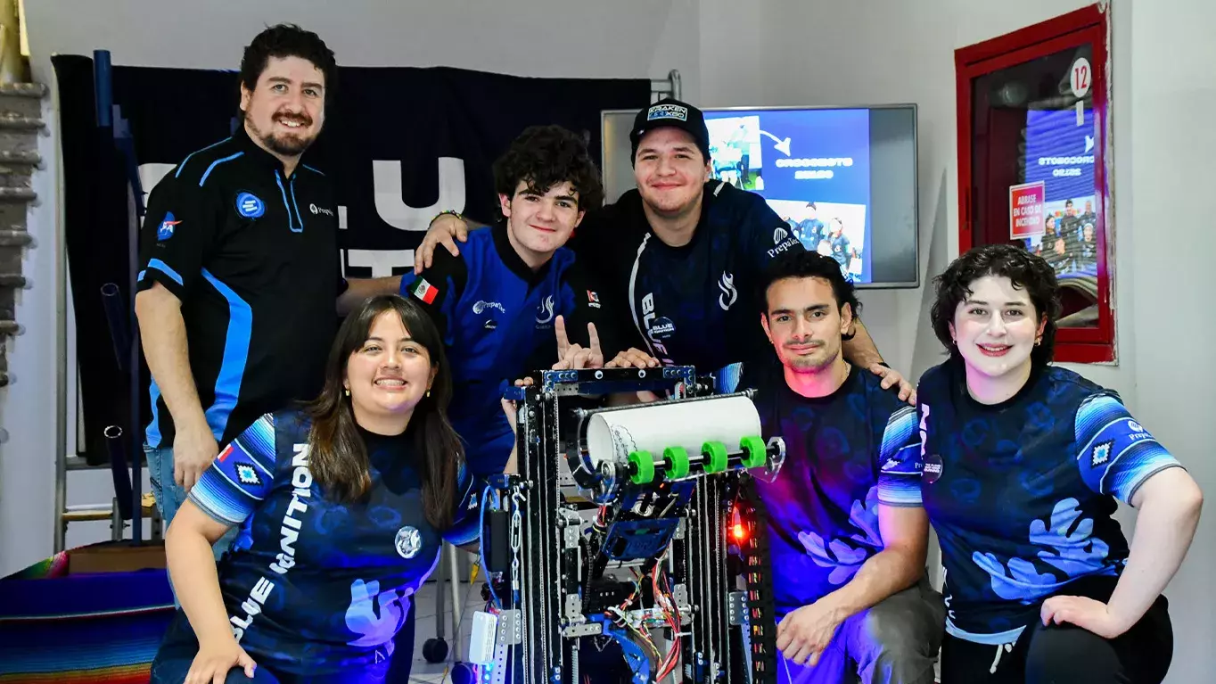 Equipo de robótica del Tec de Monterrey campus Saltillo. 