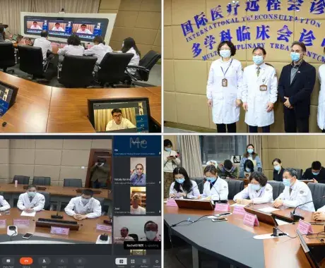 Médicos chinos y mexicanos compartieron experiencias a través de videoconferencia.