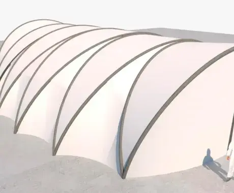 Crean prototipo de pabellón médico itinerante para pacientes COVID-19