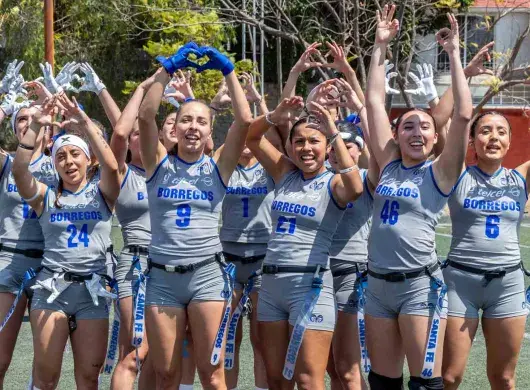 Borregos Santa Fe, bicampeonas de flag football de CONADEIP