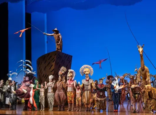 foto del musical del Rey León