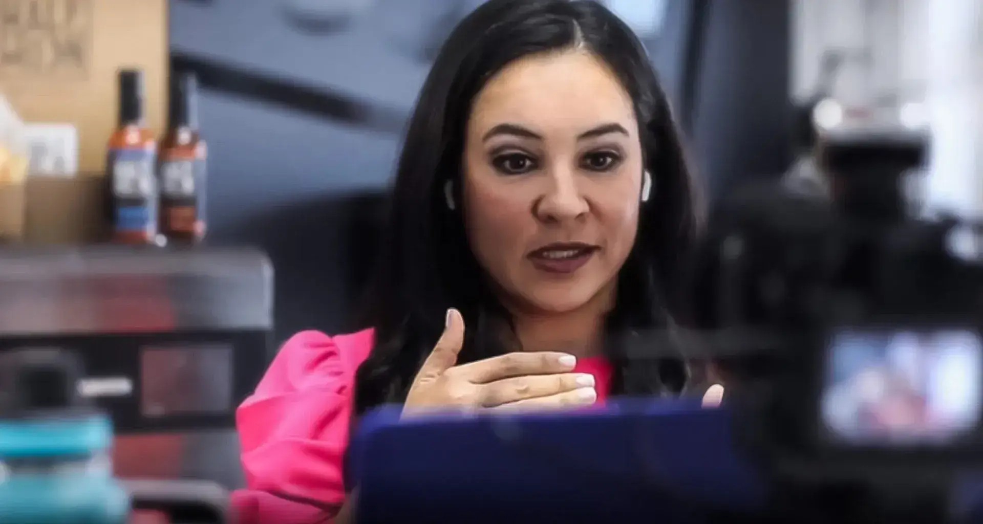 La mexicana Pilar Guzmán tuvo una charla con el presidente de Estados Unidos Joe Biden
