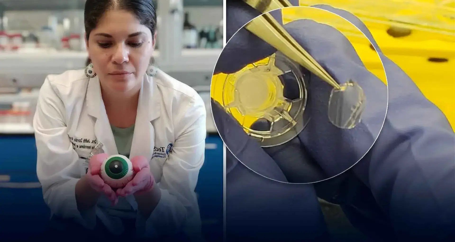 Científica mexicana premiada por investigación para curar ceguera