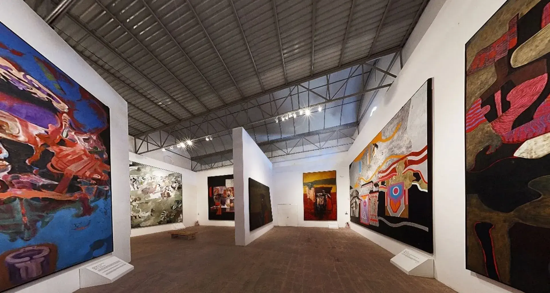 Sala de Osaka en el Museo de Arte Abstracto Manuel Felguérez