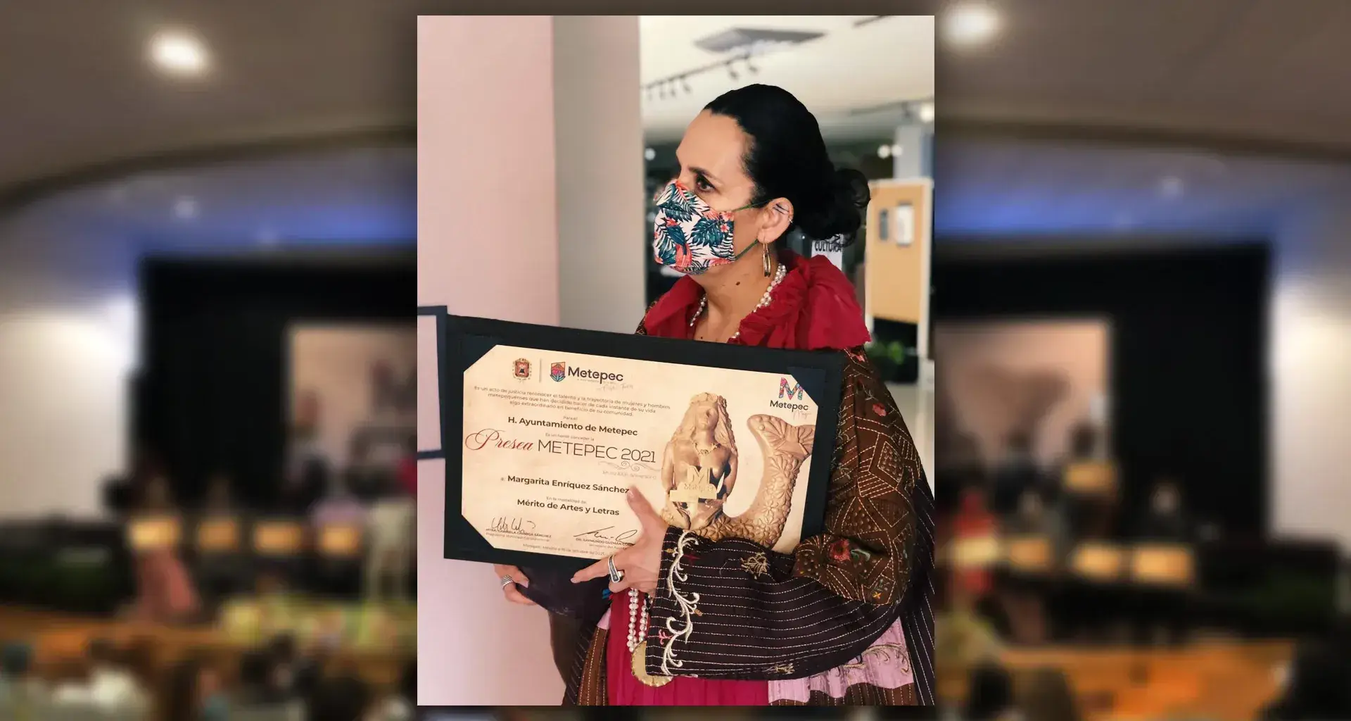 Profesora de PrepaTec gana Presea Metepec 2021