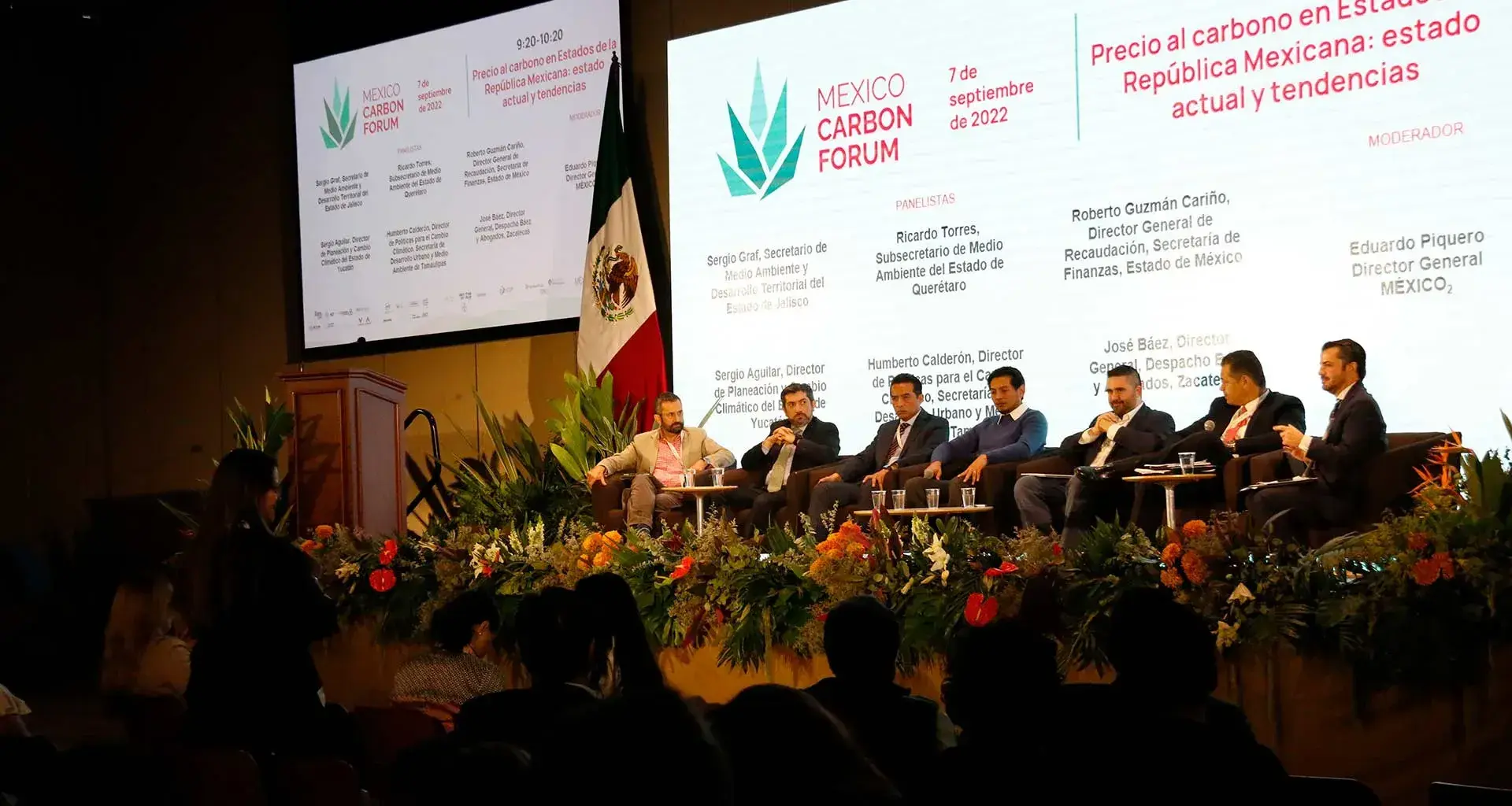Mexico Carbon Forum, encuentro sobre huella de carbono con 500 especialistas en cambio climático. 