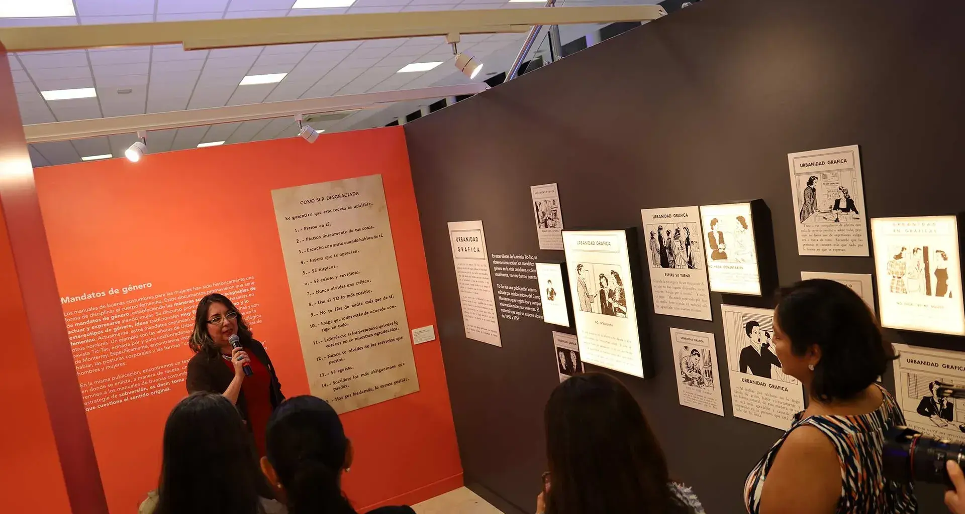 Inclusión, exposición cuando el hilo se hace red, en Tec Guadalajara. 