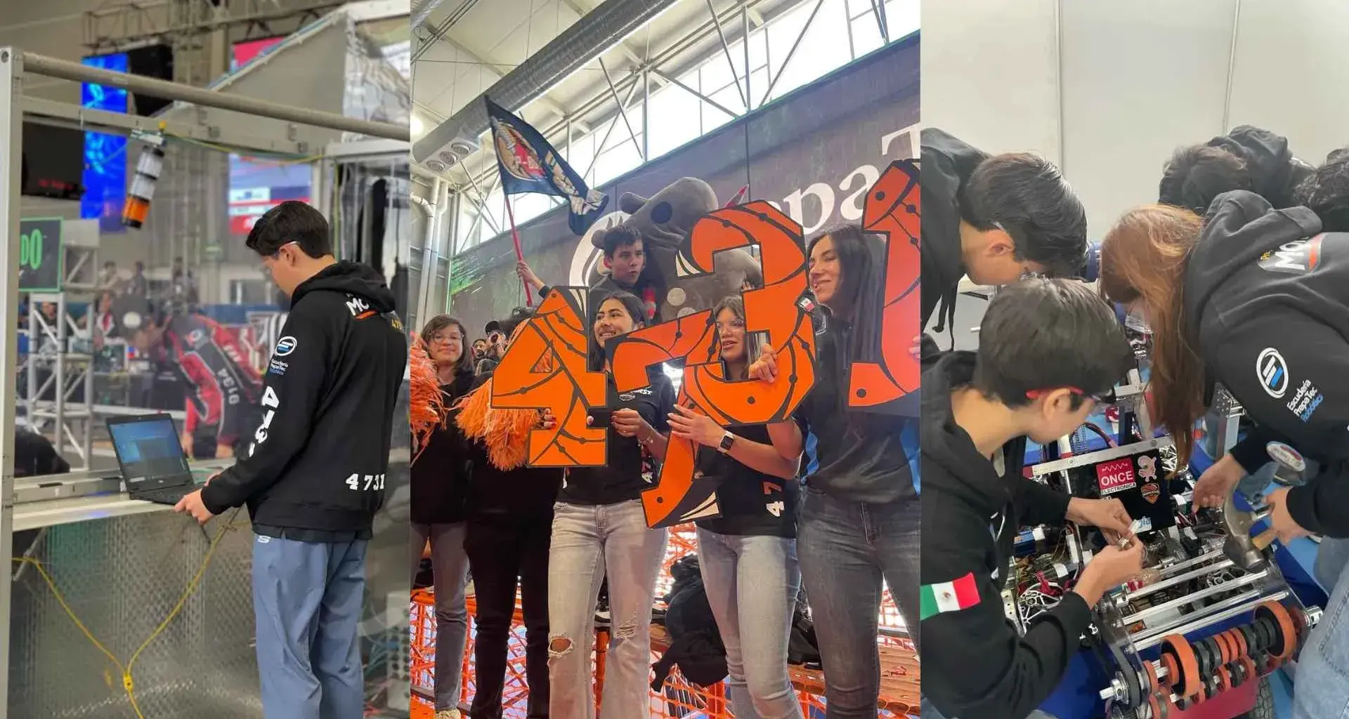 Collage de la destacada participación del equipo en CRESENDO