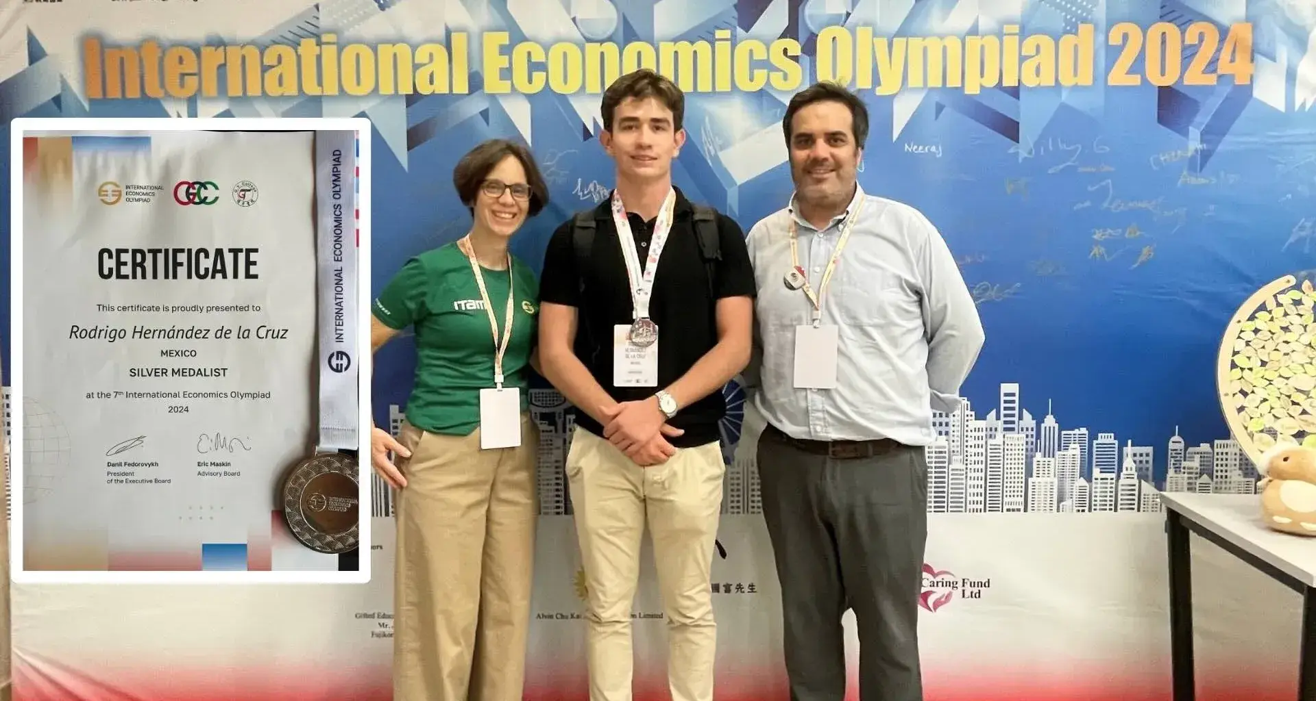 Egresado de PrepaTec Querétaro obtiene medalla de plata en Olimpiada Internacional de Economía en Hong Kong