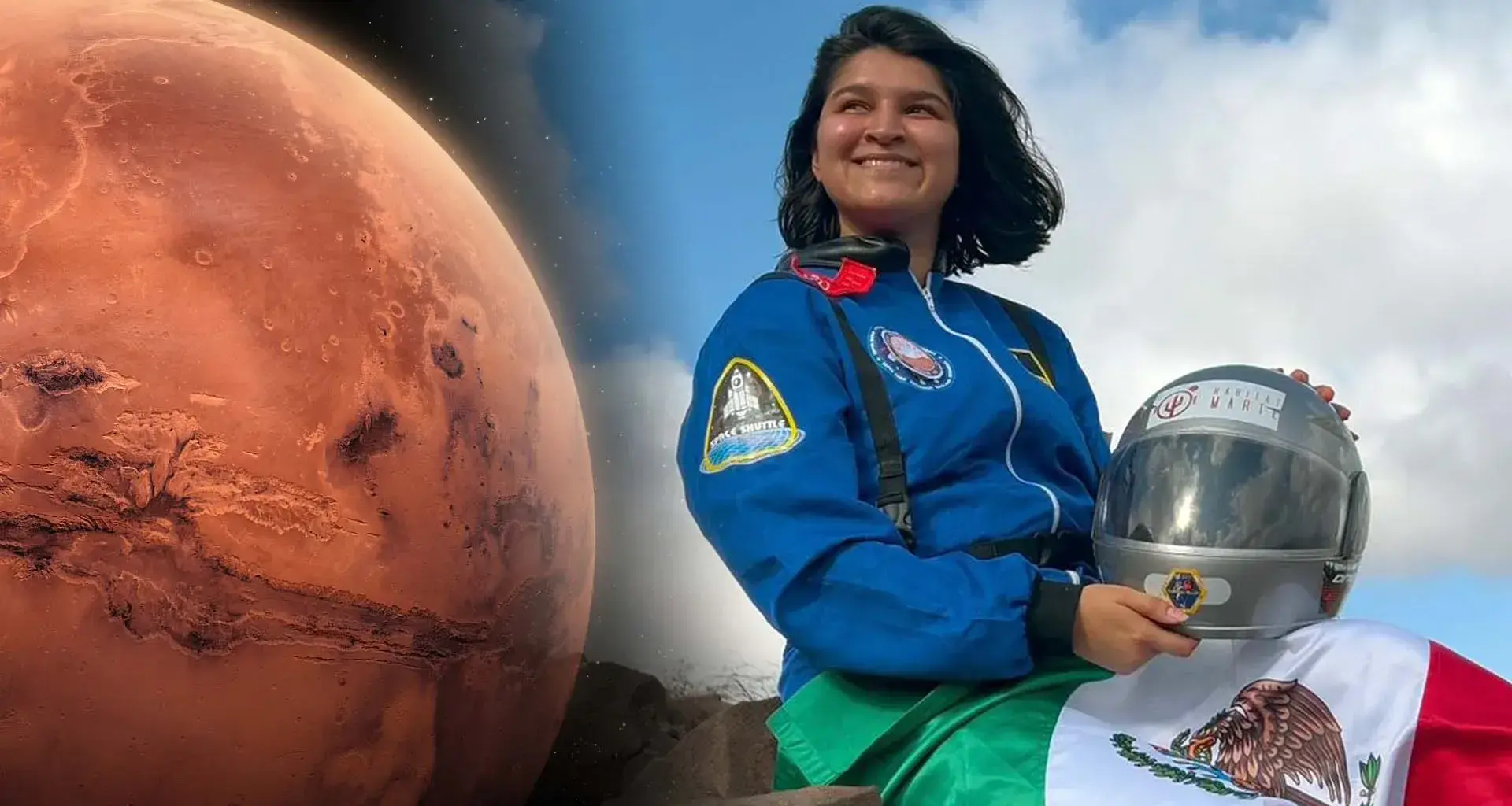 Ivana Millán, la primera biotecnología mexicana en convertirse en astronauta análoga tras representar a México en una misión de simulación a Marte.