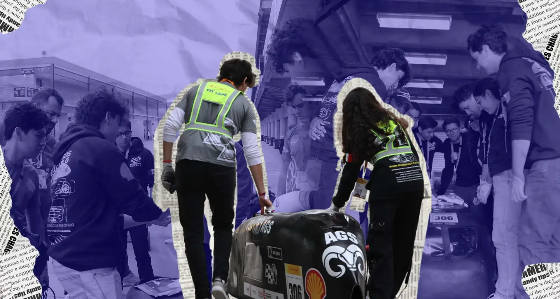 Competidores del Shell EcoMarathon Americas 2025