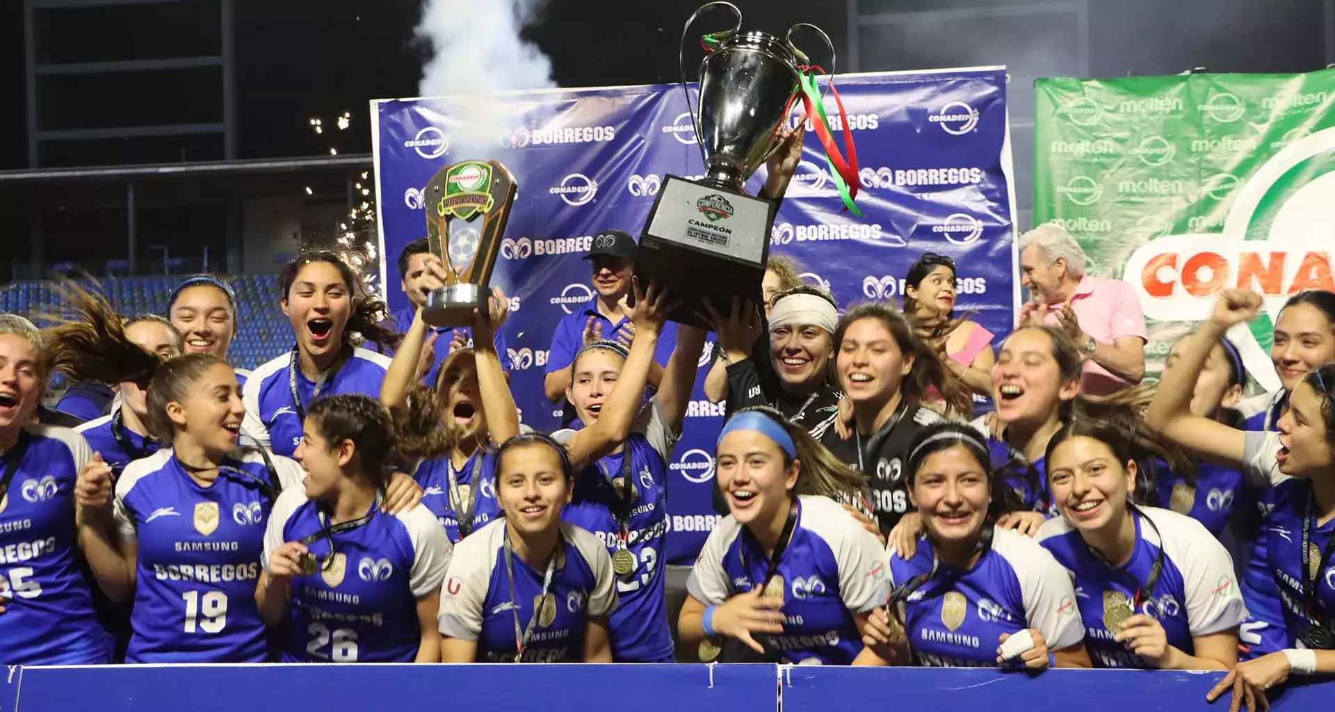 ¡Triunfo de tetra! Se corona Borregos MTY Femenil de futbol  