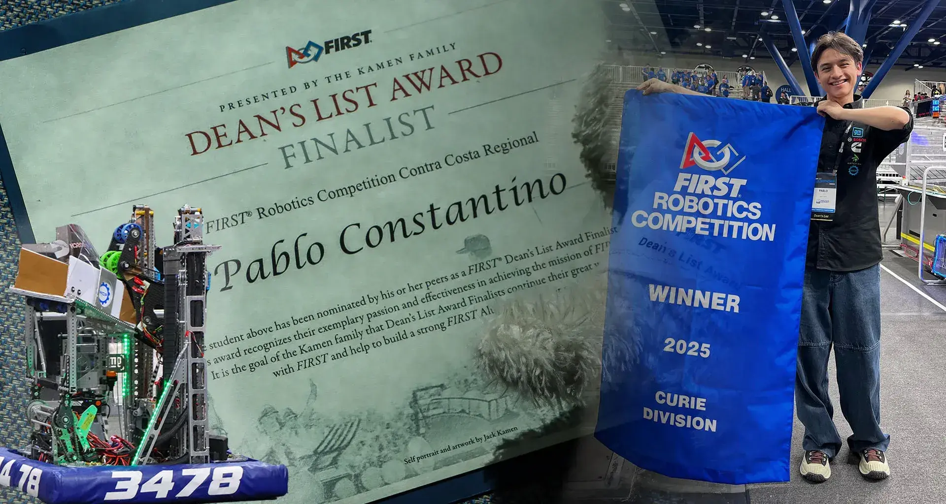 Estudiante de PrepaTec es finalista en premio de robótica