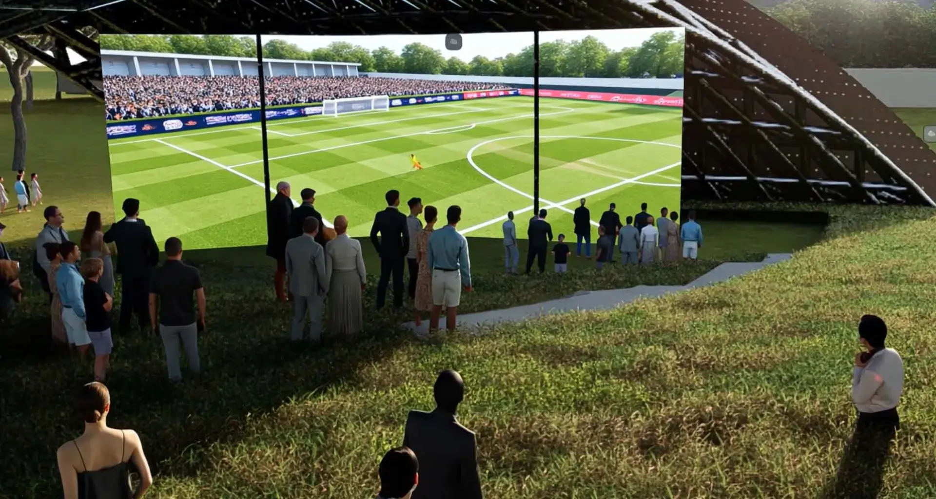 Tec-designed public space for watching 2026 World Cup presented in US