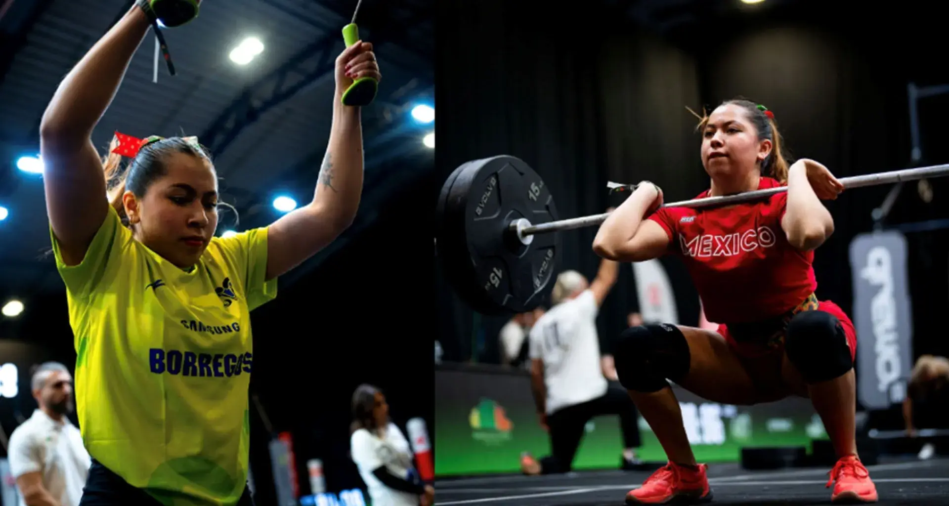 Letza Pichardo compitiendo en el Mundial de Functional Fitness