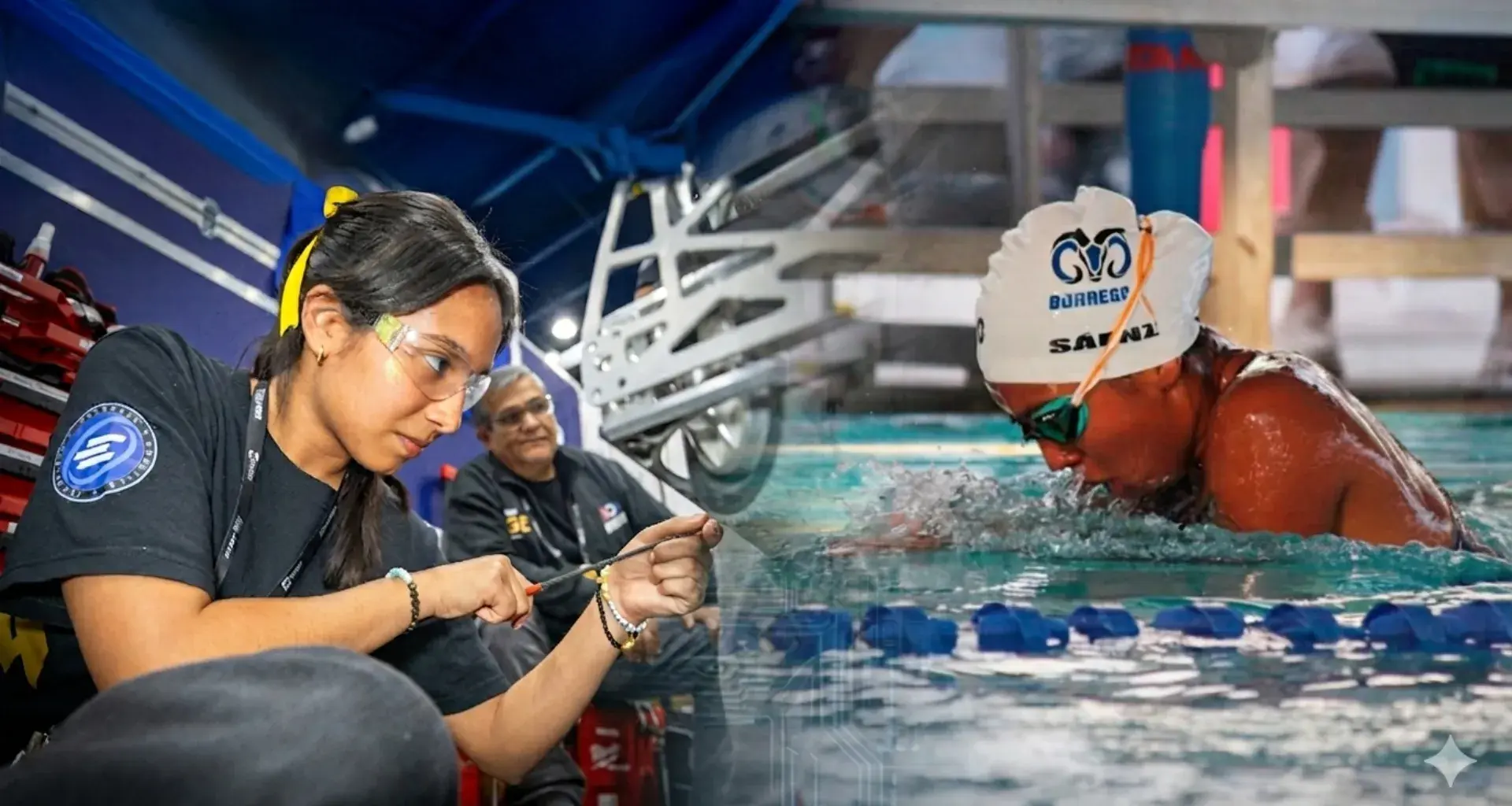 La atleta que hace robots 