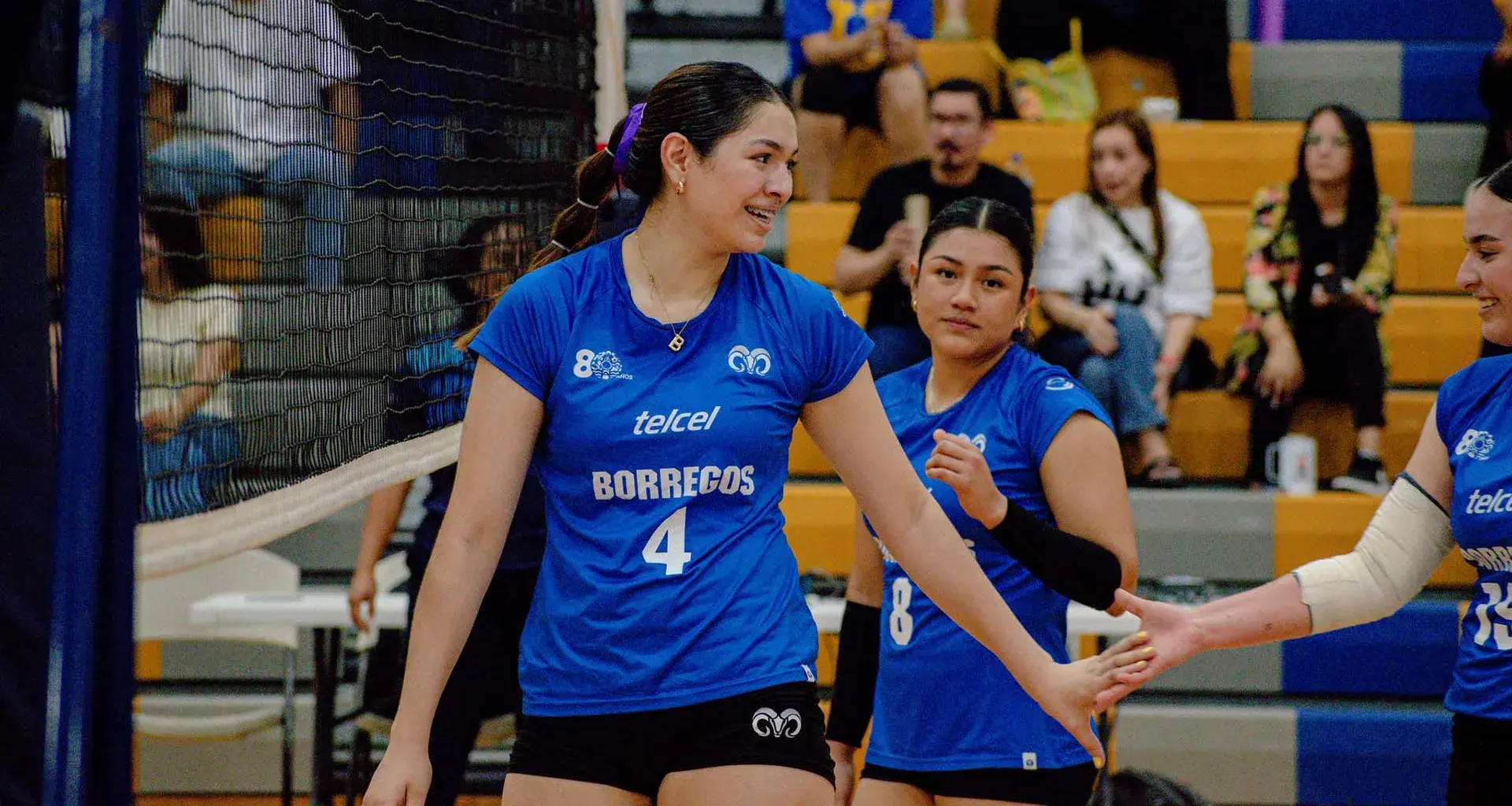 Con 16 años ya es campeona y seleccionada nacional en voleibol
