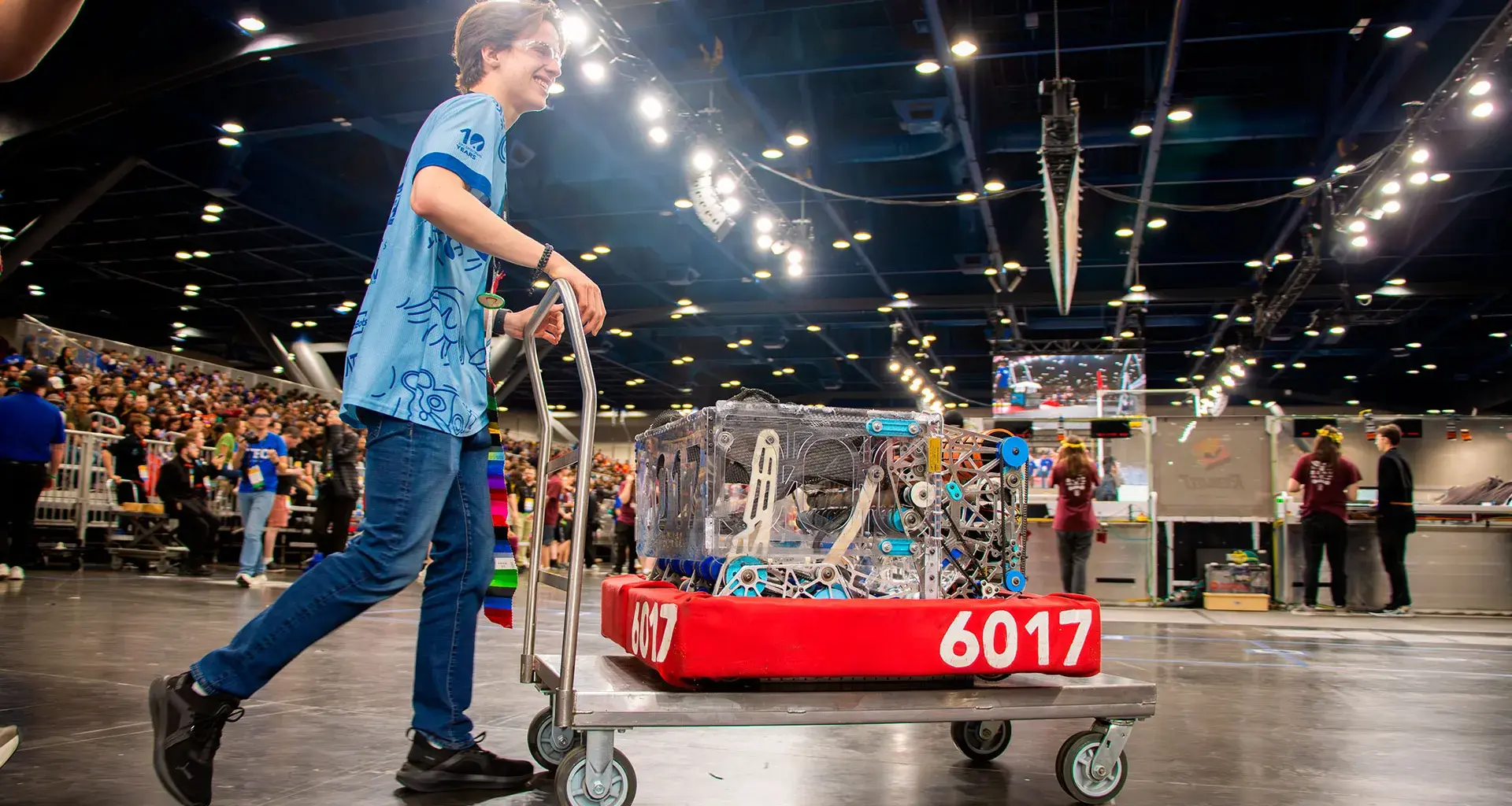 Mexican robotics team in division final of 2026 FIRST Championship