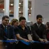 Momento del corte del listón en la inauguración de la Feria Internacional del Libro Monterrey 2024.
