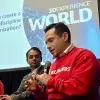 Aldo Cortes, director de Mecatrónica del campus Chihuahua, durante el congreso 3DEXPERIENCE, de SolidWorks, en Houston, Texas.
