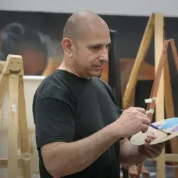 Representa a México acuarela de profesor del Tec en Italia