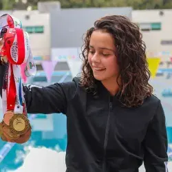 Victoria Cervantes combina sus estudios en PrepaNet y sus entrenamientos, para ser una futura profesionista y estrella en este deporte.