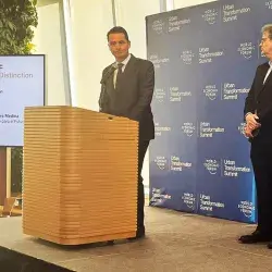 La iniciativa distritotec recibió el Premio a la Excelencia por transformación urbana en la categoría "Colaboración público-privada” otorgado por el World Economic Forum